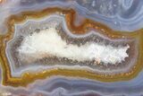 Polished Purple & Orange Banded Agate - Kerrouchen, Morocco #372724-1